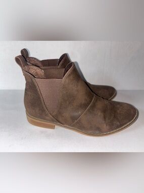Rocket Dog Maylon Brown Faux Leather Chelsea Ankle Booties